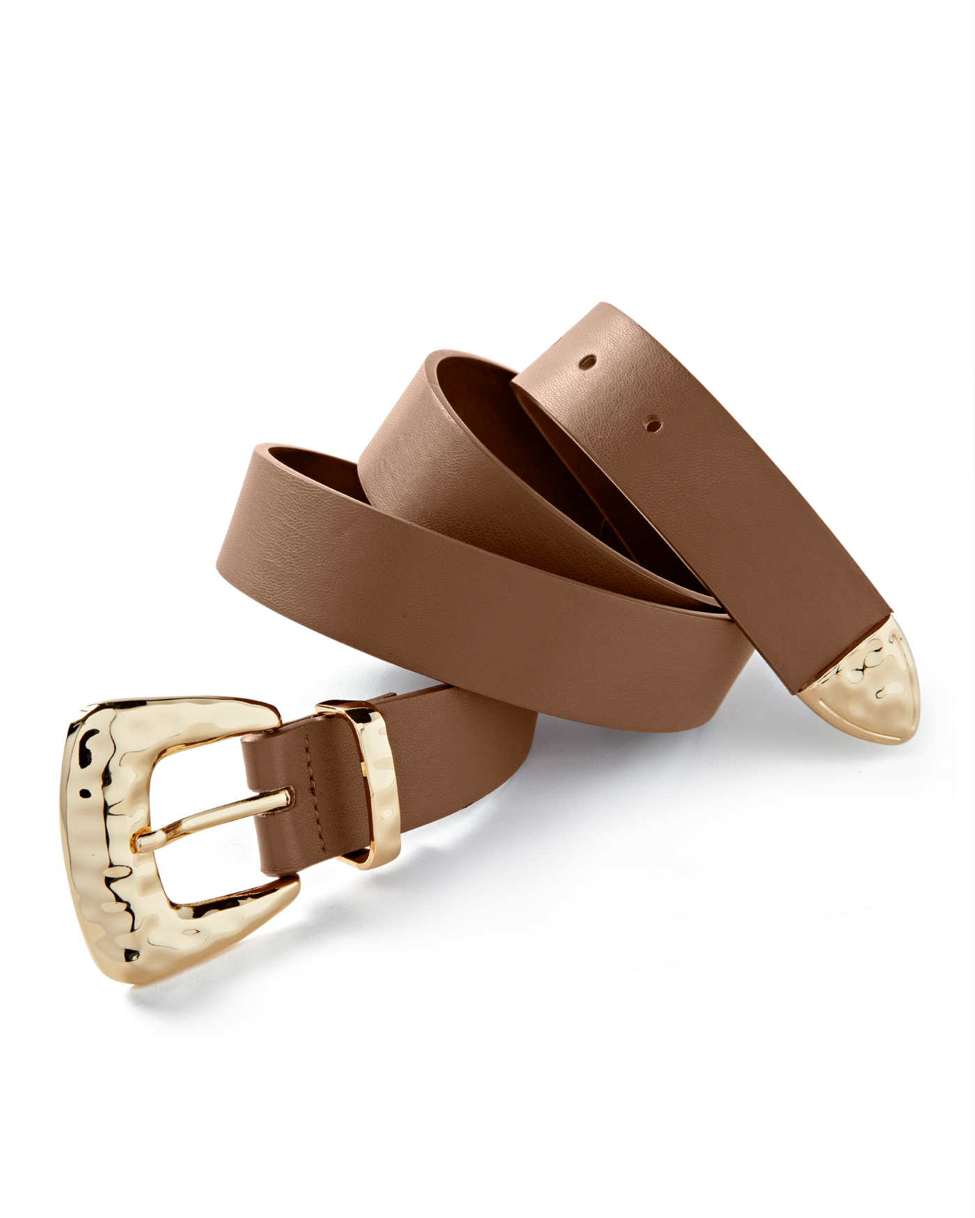 Hammered Buckle Belt