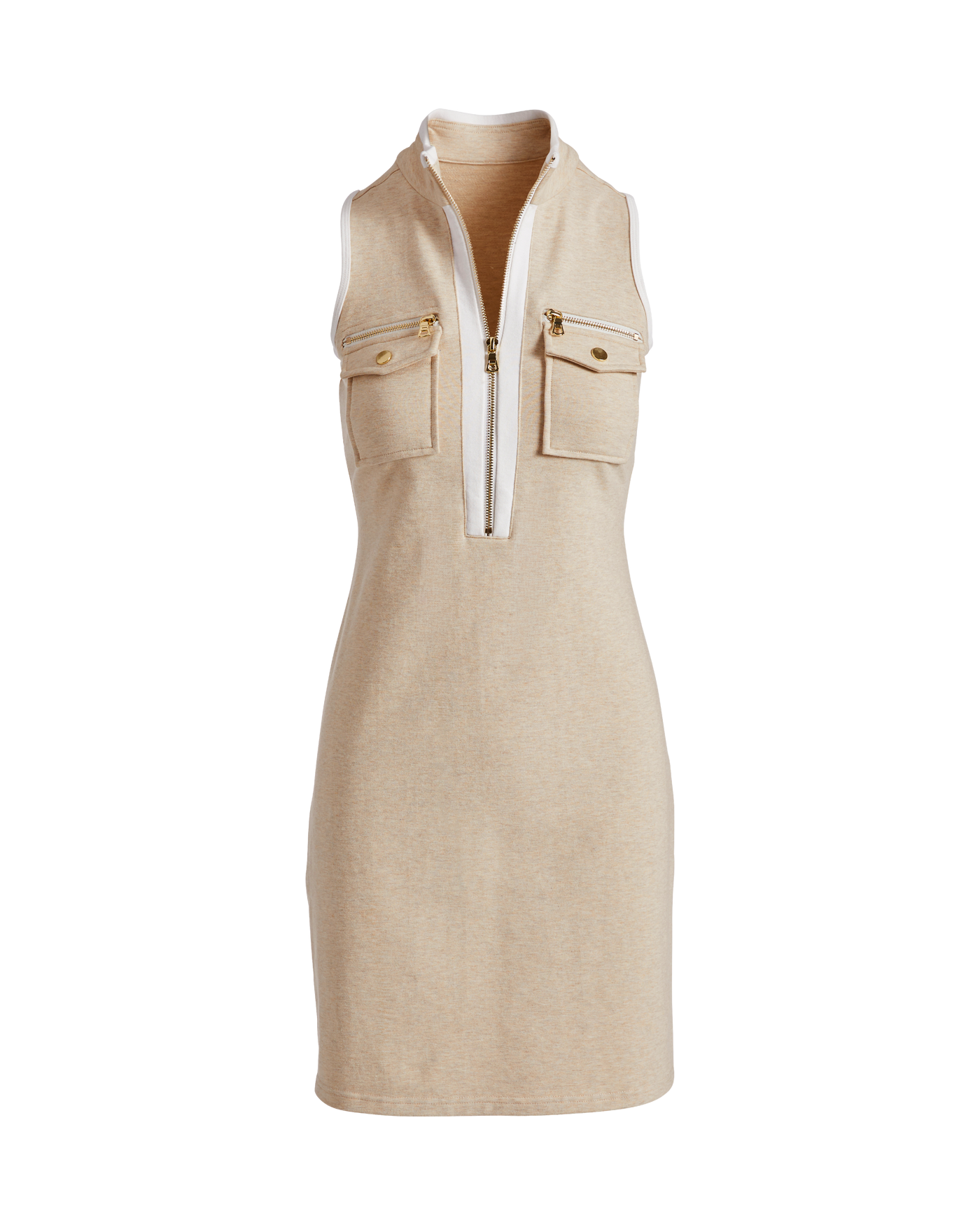 Sleeveless Zip Dress