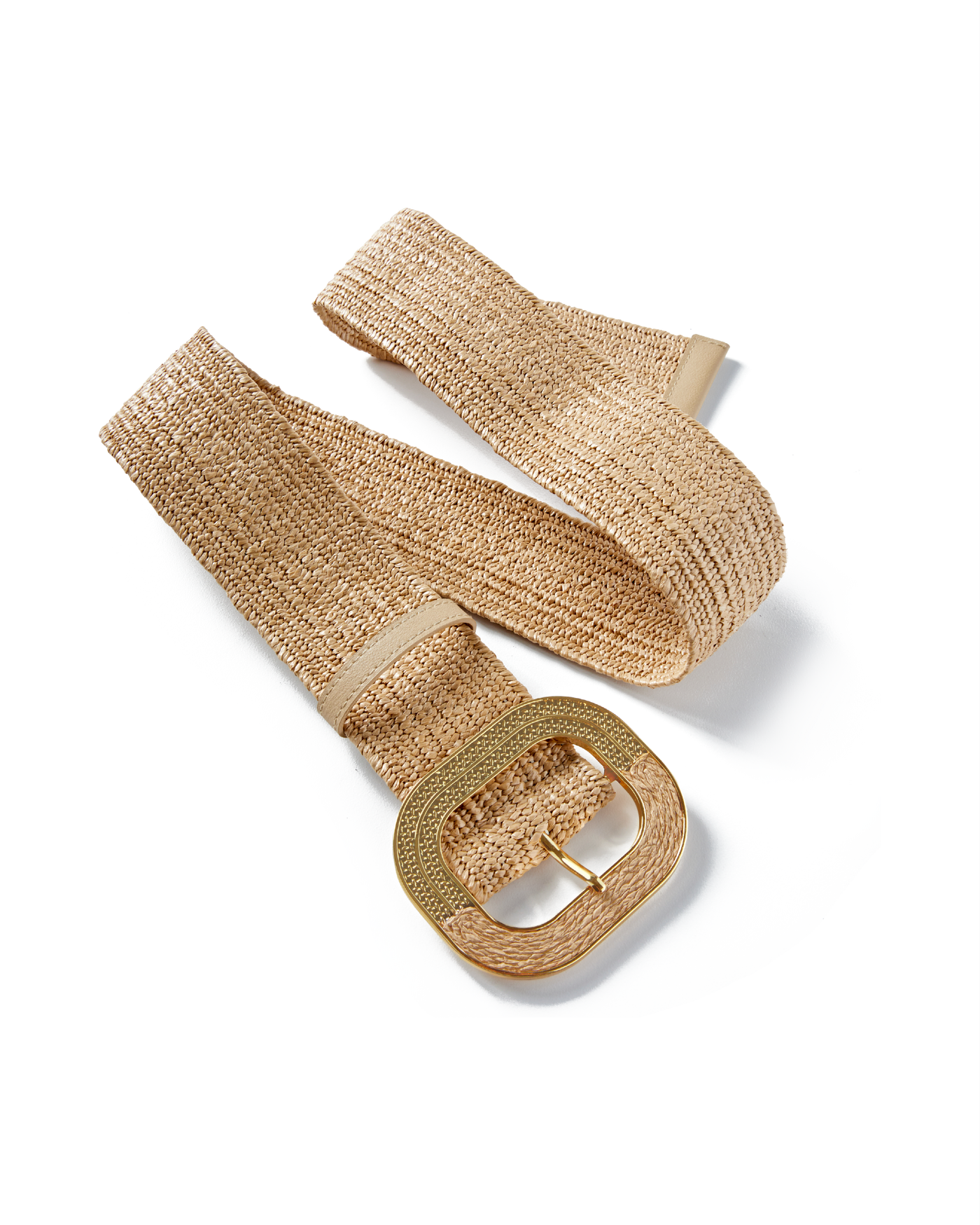 Raffia Elastic Belt