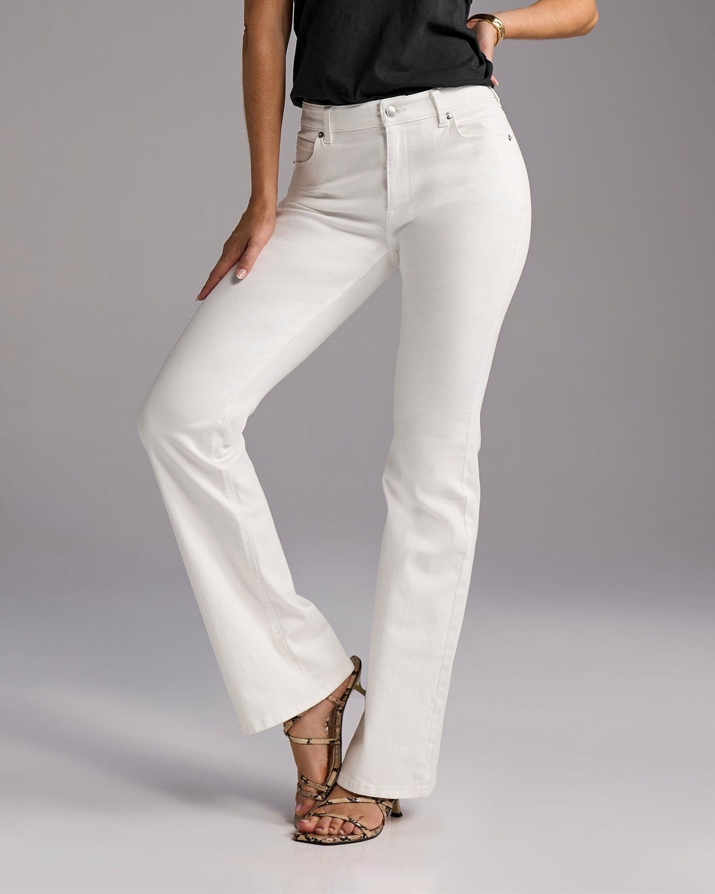 High-Rise Bootcut Jeans